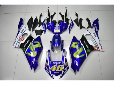 Cheapest 2017-2021 Monster Blue Movistar 46 Yamaha YZF R6 Motorcycle Bodywork Canada