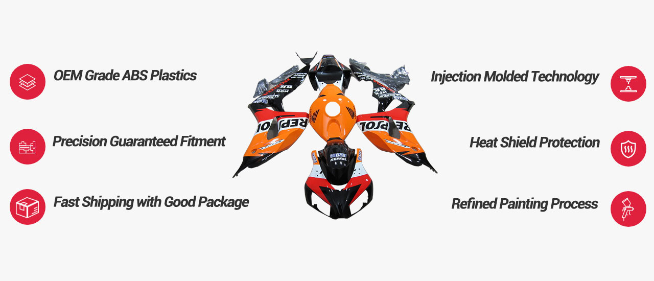 Cheapst OEM Fitting Motorcycle Fairings Canada